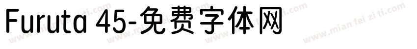 Furuta 45字体转换